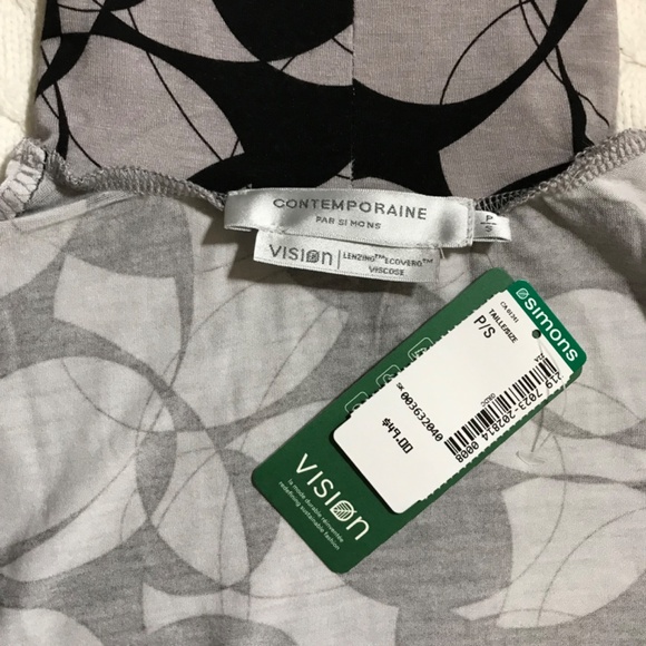 NWT Simons Printed Soft Jersey Turtleneck - Picture 4 of 5
